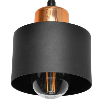 Ljuskrona med snöre EDISON 3xE27/15W/230V