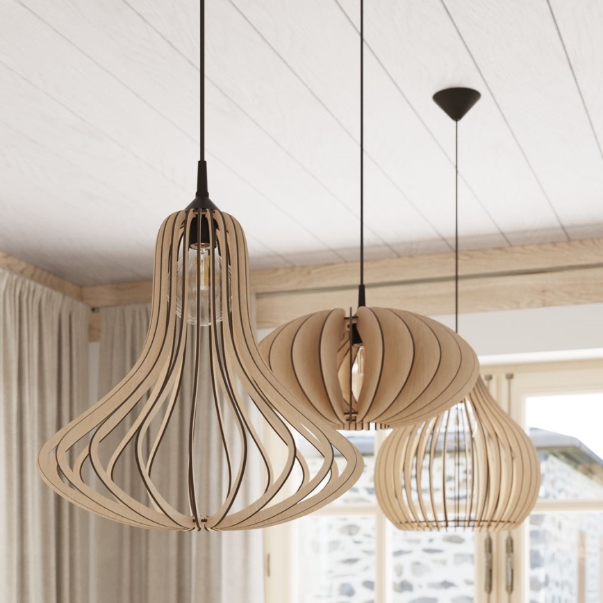 Ljuskrona med snöre  ELZA 1xE27/60W/230V