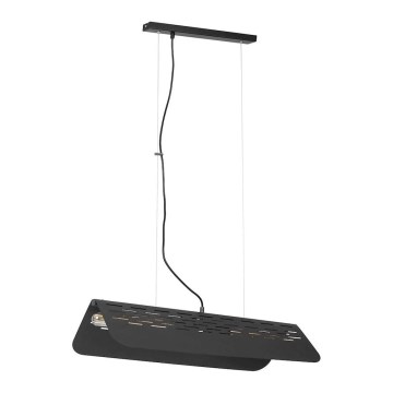 Ljuskrona med snöre FALKIRK 4xE27/60W/230V