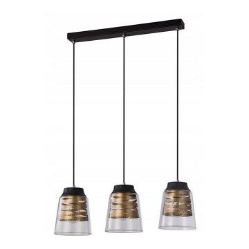 Ljuskrona med snöre FRESNO 3xE27/60W/230V