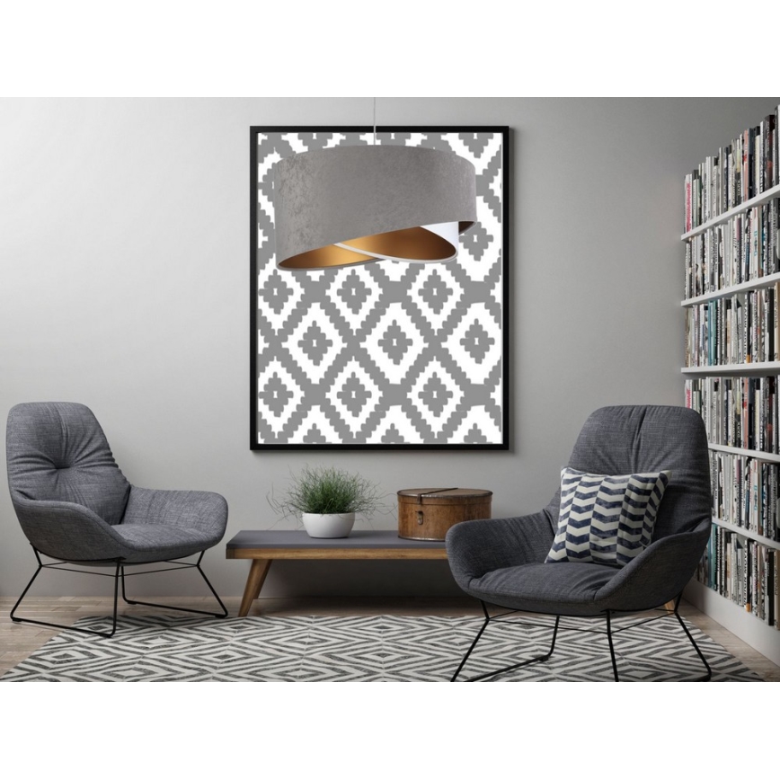 Ljuskrona med snöre GALAXY 1xE27/60W/230V