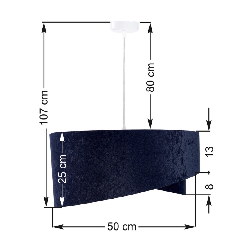 Ljuskrona med snöre GALAXY 1xE27/60W/230V