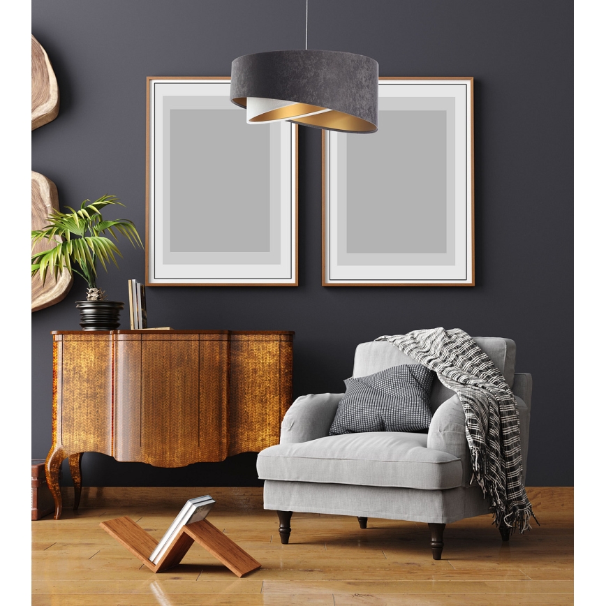 Ljuskrona med snöre GALAXY 1xE27/60W/230V