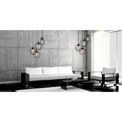 Ljuskrona med snöre GALAXY 4xE27/60W/230V