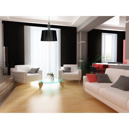 Ljuskrona med snöre GILLENIA 1xE27/60W/230V