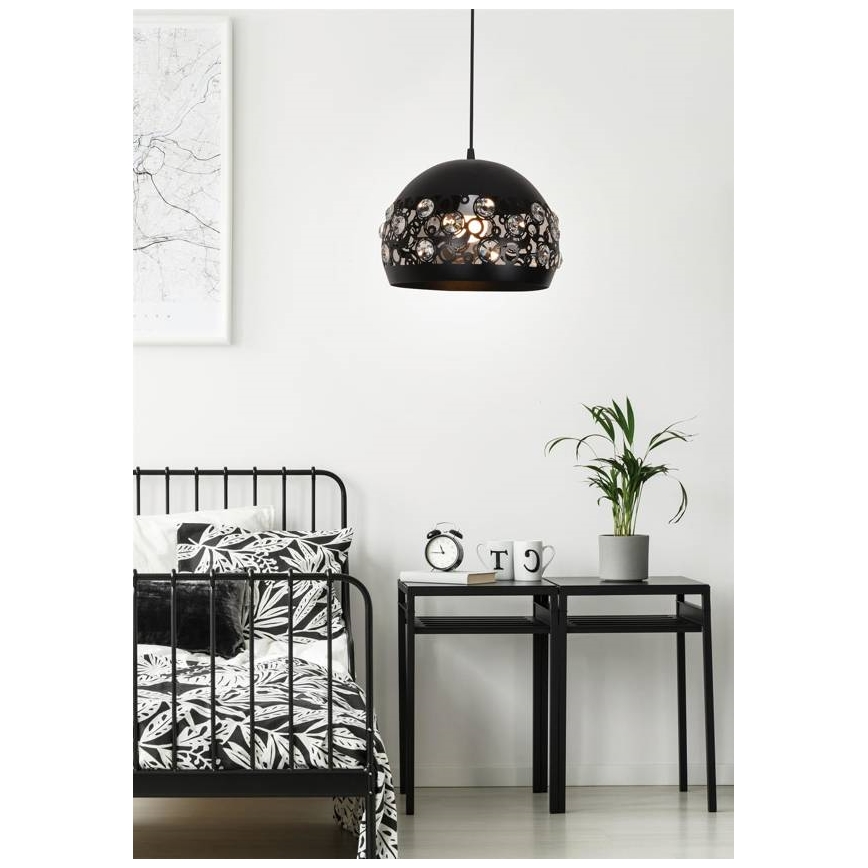 Ljuskrona med snöre JOLINA 1xE27/40W/230V