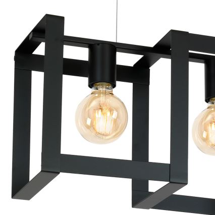 Ljuskrona med snöre KARTEL 3xE27/60W/230V