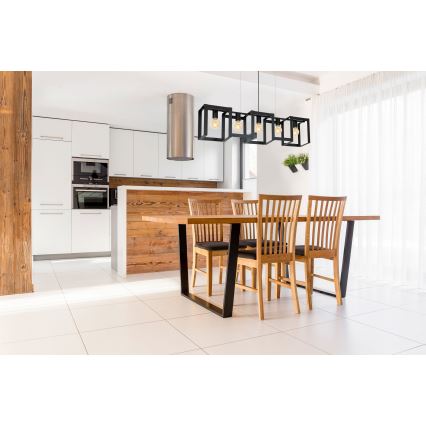 Ljuskrona med snöre KARTEL 5xE27/60W/230V