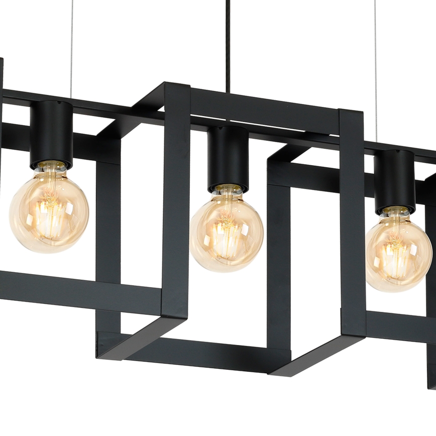 Ljuskrona med snöre KARTEL 5xE27/60W/230V