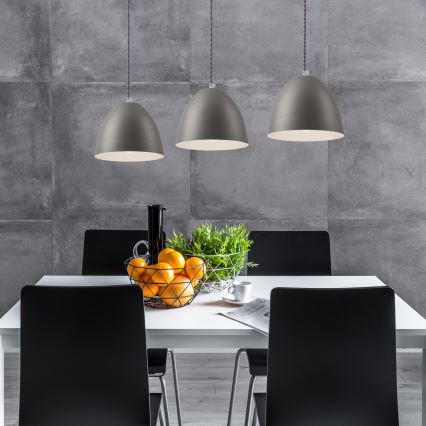 Ljuskrona med snöre LIVIA 3xE27/60W/230V