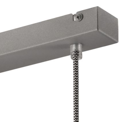 Ljuskrona med snöre LIVIA 3xE27/60W/230V