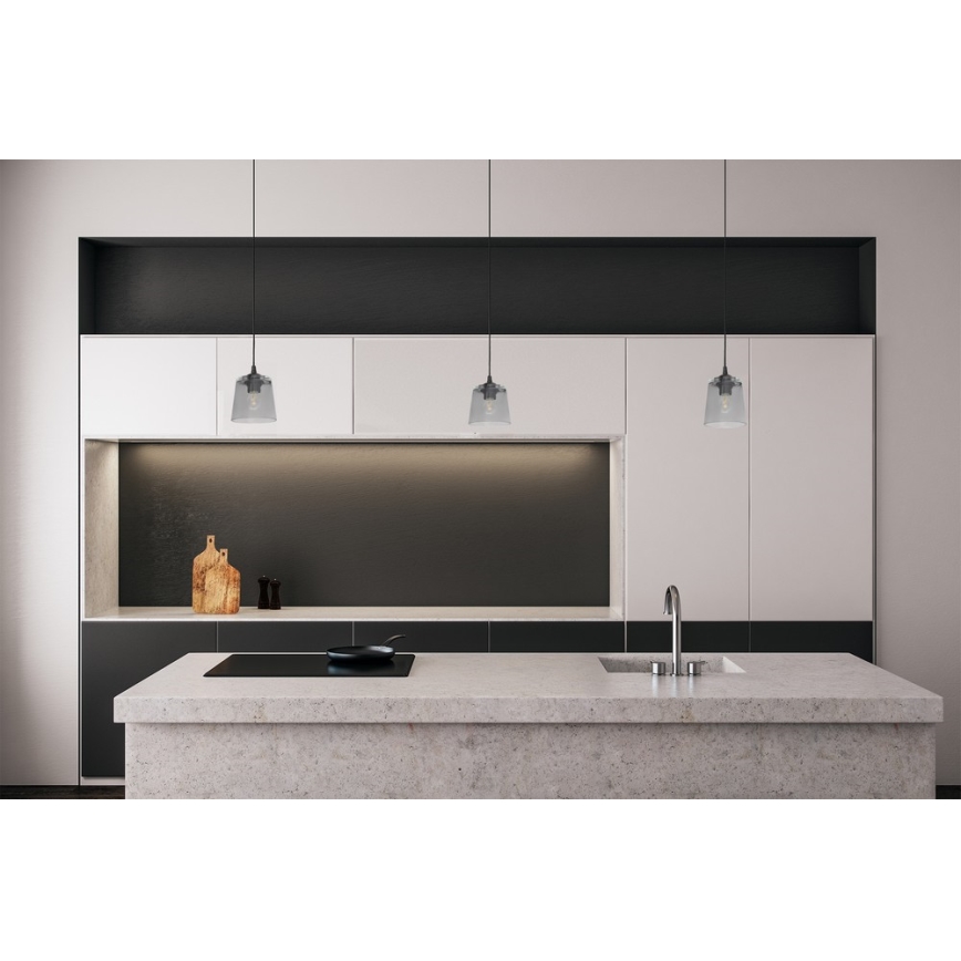 Ljuskrona med snöre LUCEA 1xE27/15W/230V