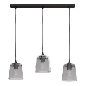 Ljuskrona med snöre LUCEA 3xE27/15W/230V