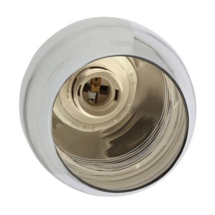 Ljuskrona med snöre MARINA 1xE27/60W/230V krom