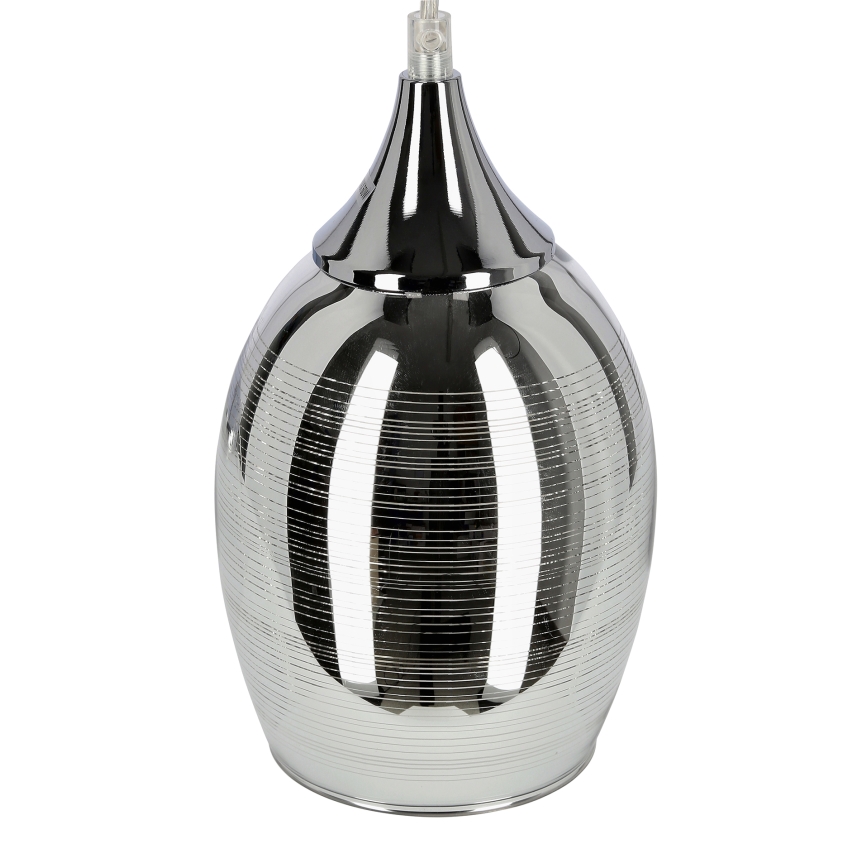 Ljuskrona med snöre MARINA 1xE27/60W/230V krom