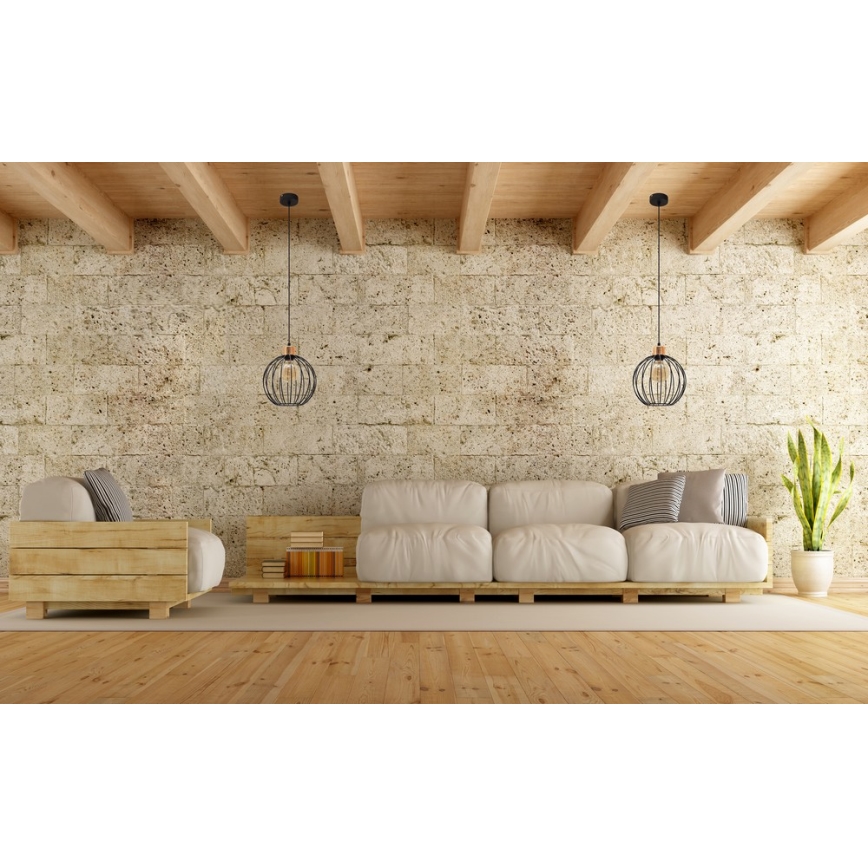 Ljuskrona med snöre MERCURE 1xE27/15W/230V