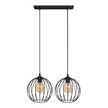 Ljuskrona med snöre MERCURE 2xE27/15W/230V