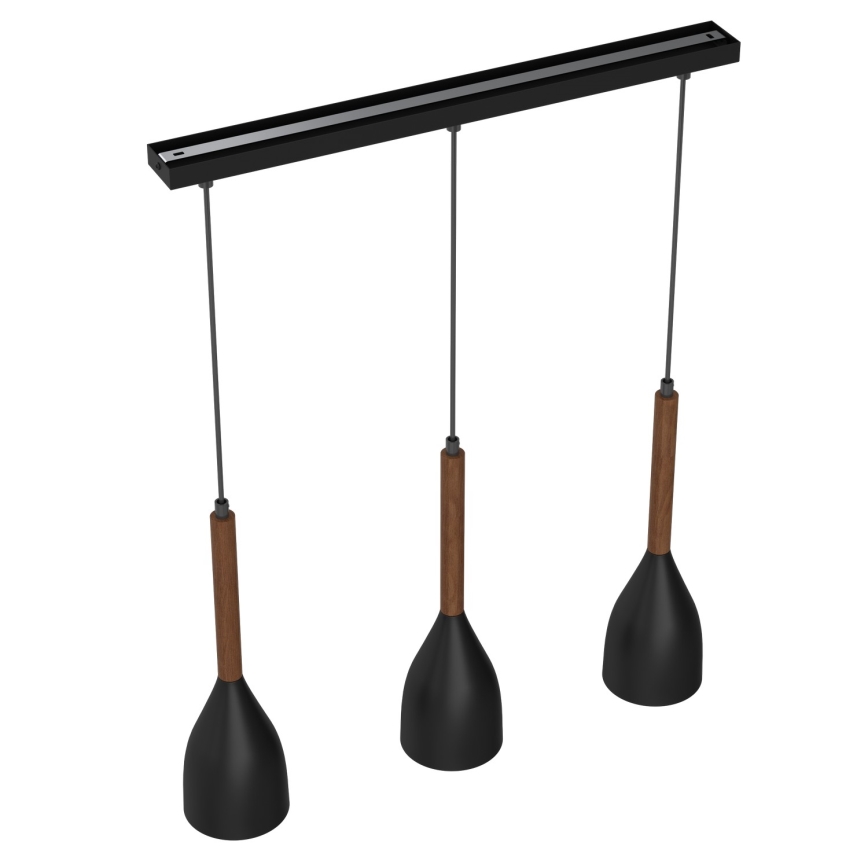 Ljuskrona med snöre MUZA 3xE27/60W/230V