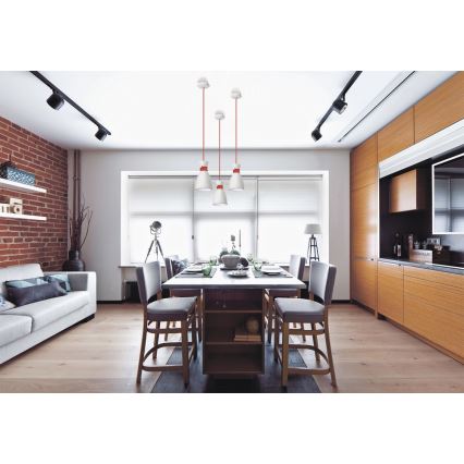 Ljuskrona med snöre NAOMI 1xE27/60W/230V