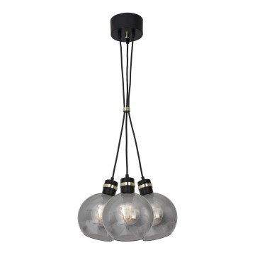 Ljuskrona med snöre OMEGA 3xE27/60W/230V