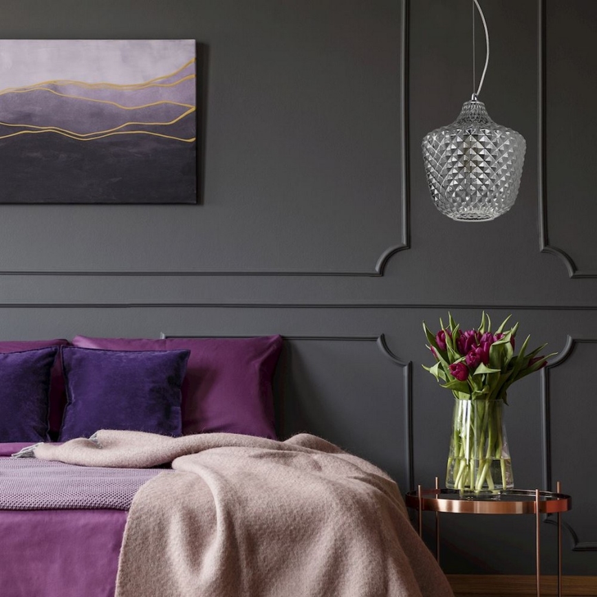 Ljuskrona med snöre ORLANDO 1xE27/60W/230V