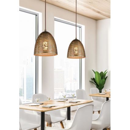 Ljuskrona med snöre SFINKS 1xE27/60W/230V