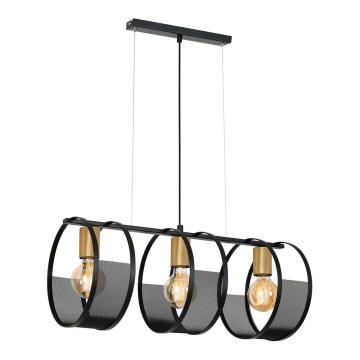 Ljuskrona med snöre SINER 3xE27/60W/230V