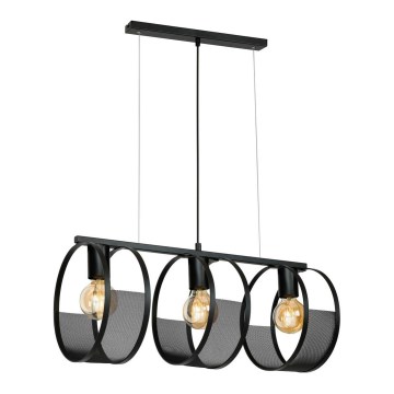 Ljuskrona med snöre SINER 3xE27/60W/230V