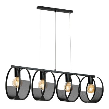 Ljuskrona med snöre SINER 4xE27/60W/230V