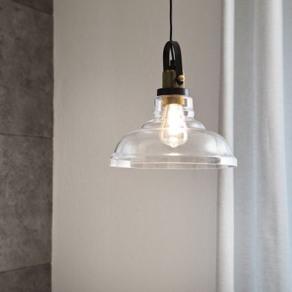 Ljuskrona med snöre SINGLE 1xE27/60W/230V