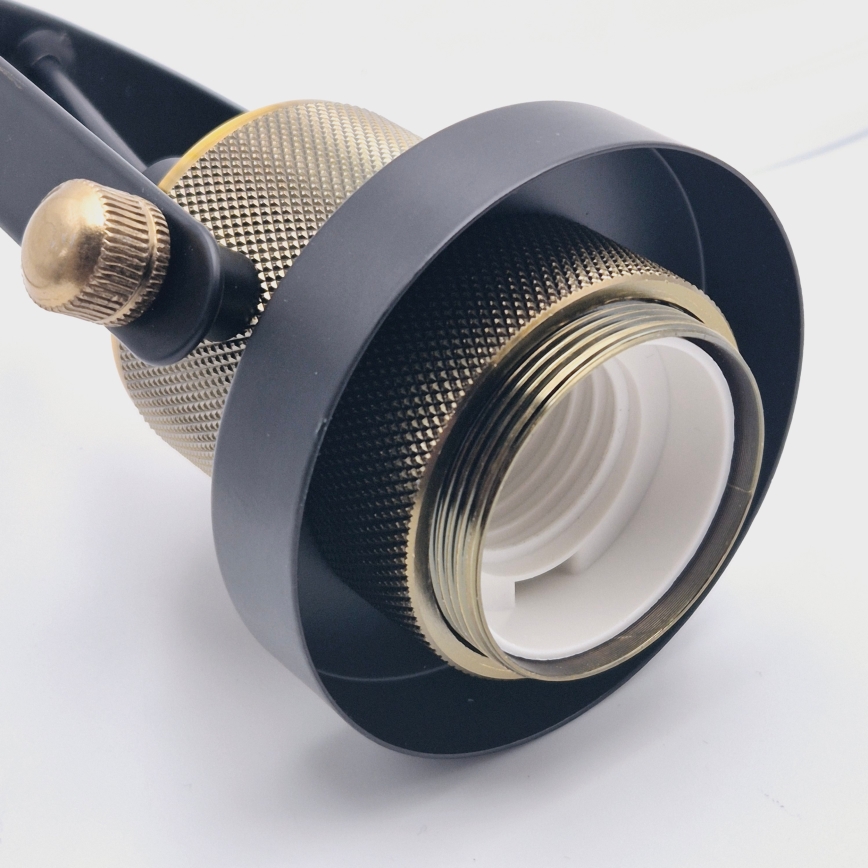 Ljuskrona med snöre SINGLE 1xE27/60W/230V