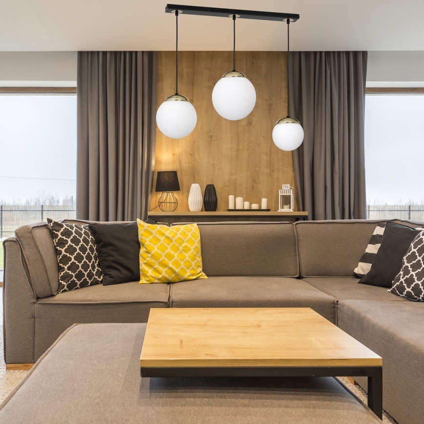 Ljuskrona med snöre SPARTA 3xE14/40W/230V