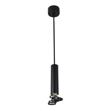 Ljuskrona med snöre TUBEA 1xGU10/50W/230V svart