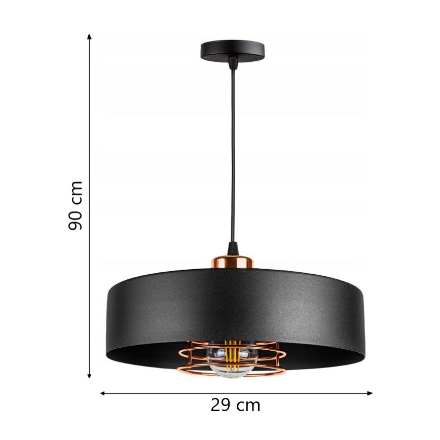 Ljuskrona med snöre VEST 1xE27/60W/230V