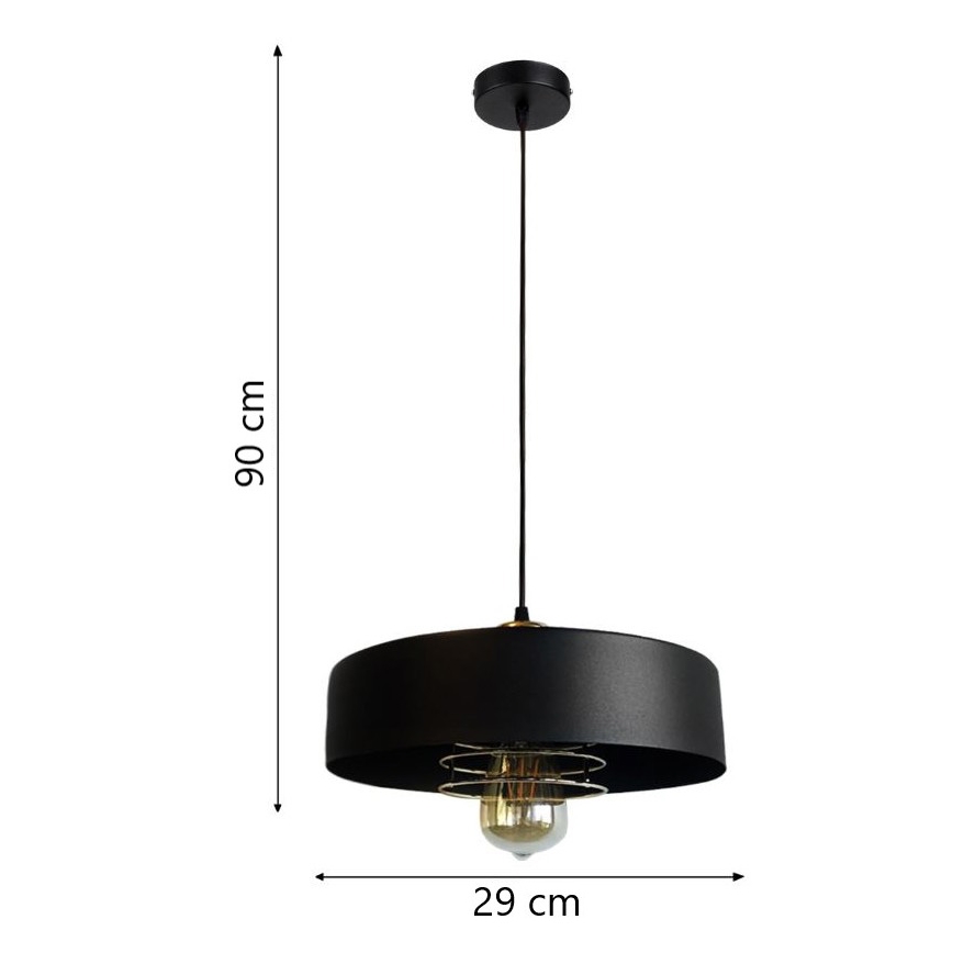 Ljuskrona med snöre VEST 1xE27/60W/230V