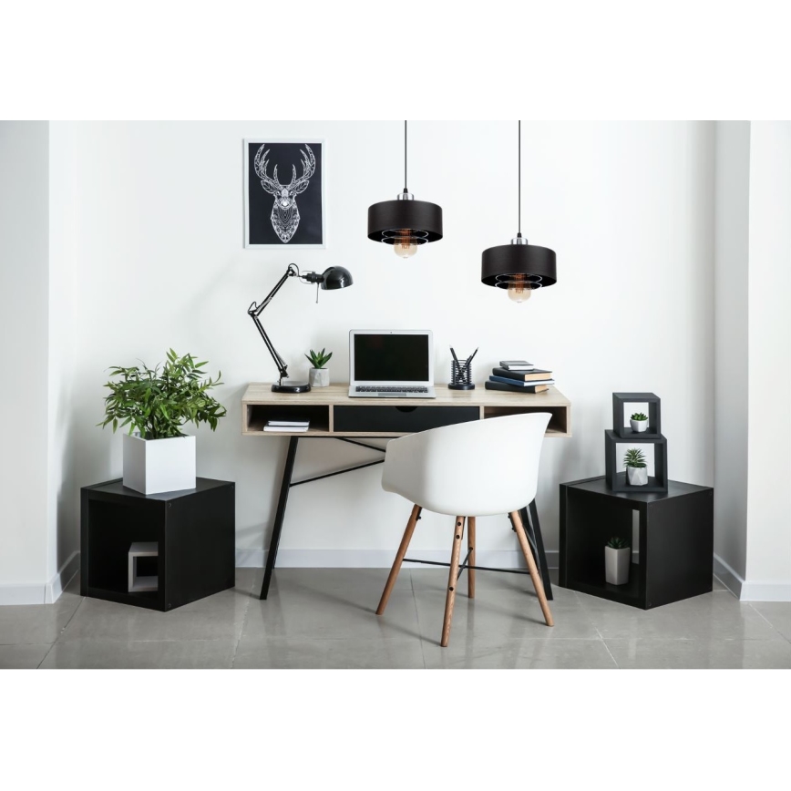 Ljuskrona med snöre VEST 2xE27/60W/230V