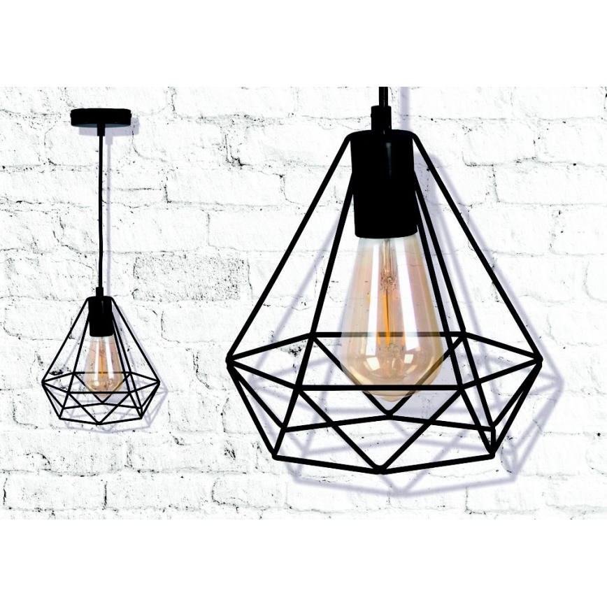 Ljuskrona med snöre VIGO 1xE27/20W/230V