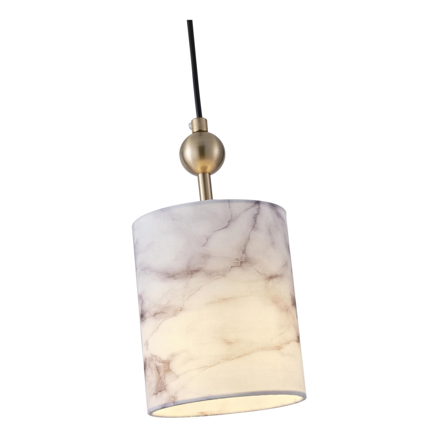 Ljuskrona med textilsladd 1xE14/15W/230V