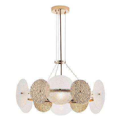 Ljuskrona med textilsladd 6xE14/40W/230V