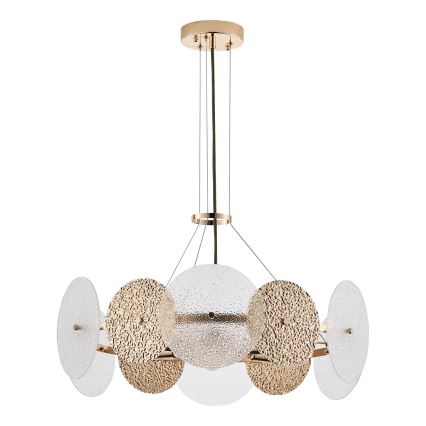 Ljuskrona med textilsladd 6xE14/40W/230V