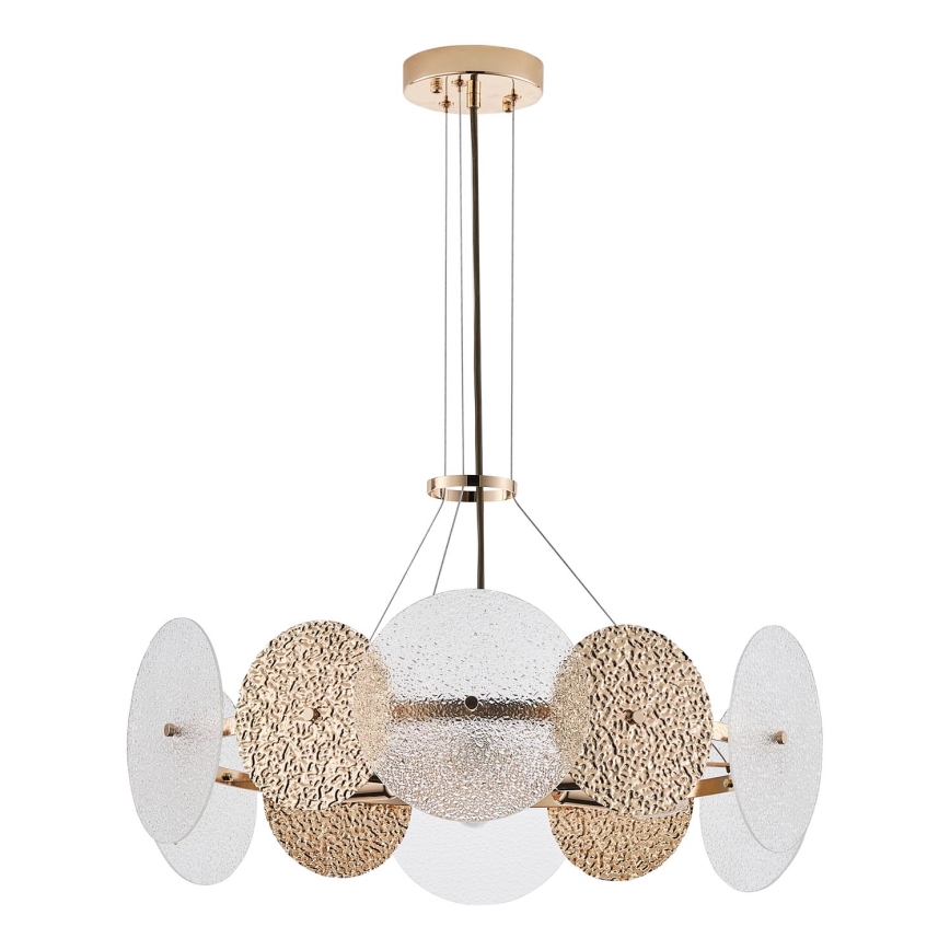 Ljuskrona med textilsladd 6xE14/40W/230V