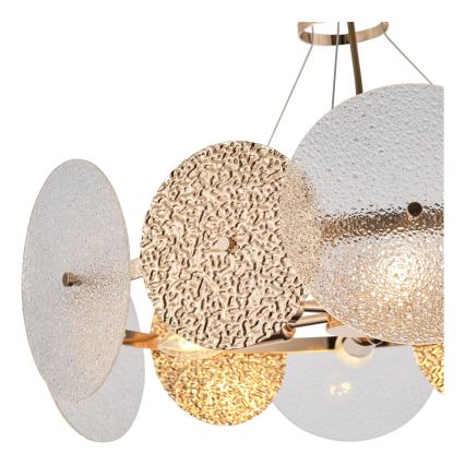 Ljuskrona med textilsladd 6xE14/40W/230V