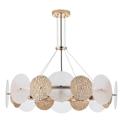 Ljuskrona med textilsladd 8xE14/40W/230V