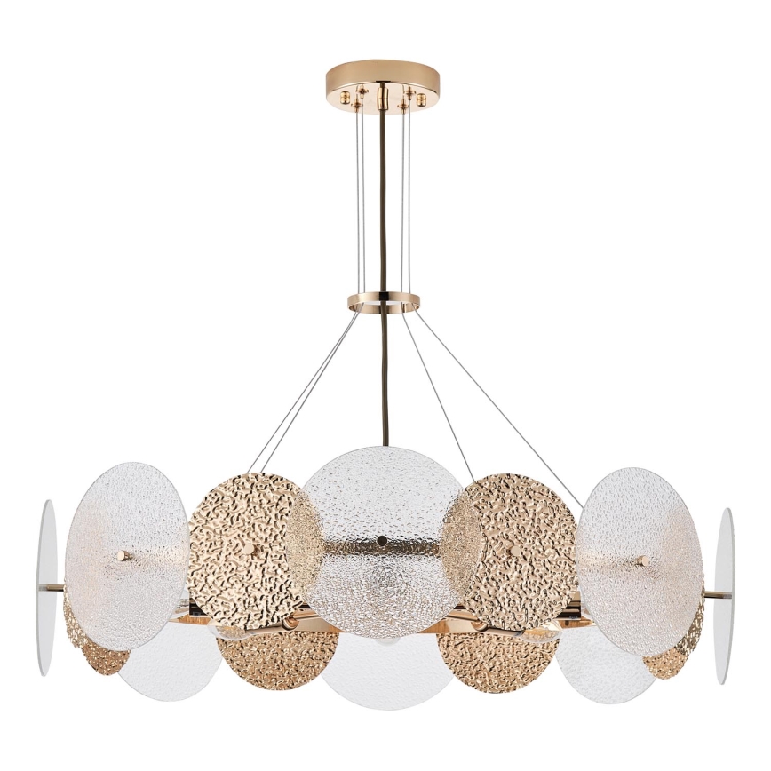 Ljuskrona med textilsladd 8xE14/40W/230V