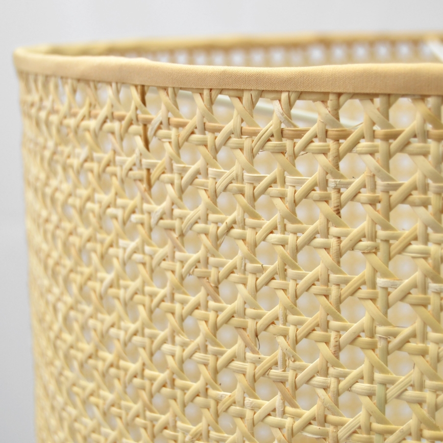 Ljuskrona med textilsladd ALBA 3xE27/15W/230V rotting/svart