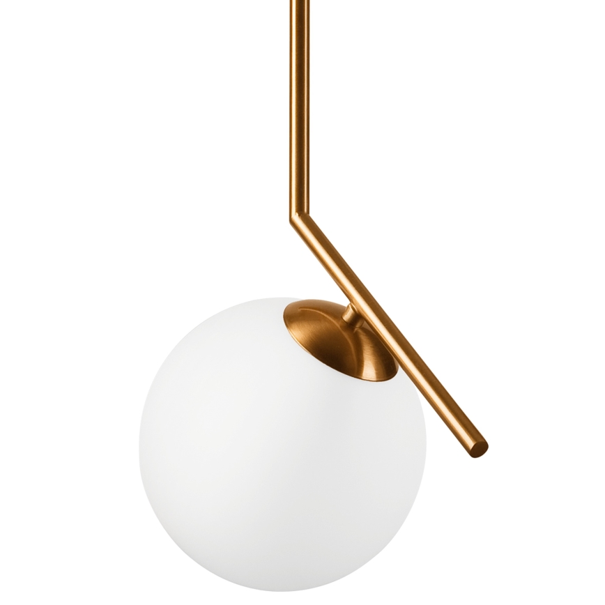 Ljuskrona med textilsladd AMBER 1xG9/5W/230V 130 cm