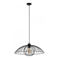 Ljuskrona med textilsladd BARBELLA 1xE27/60W/230V diameter 50 cm