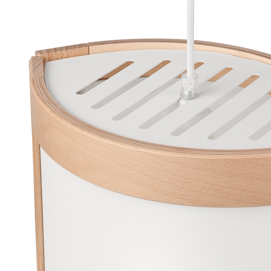 Ljuskrona med textilsladd ELODIE 1xE27/60W/230V ek