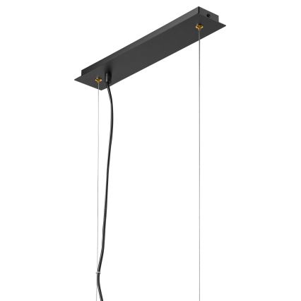 Ljuskrona med textilsladd ELOISE 4xE14/15W/230V