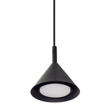 Ljuskrona med textilsladd ETNA 3xGX53/10W/230V svart